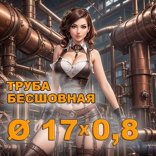 Труба бесшовная диаметр 17х0,8