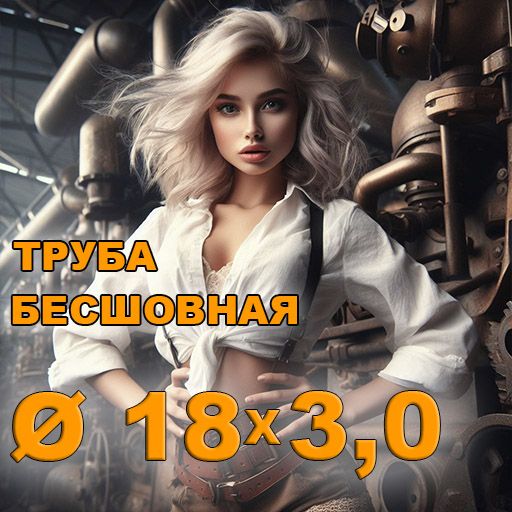 Труба бесшовная диаметр 18х3,0