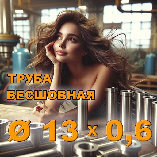 Труба бесшовная диаметр 13х0,6