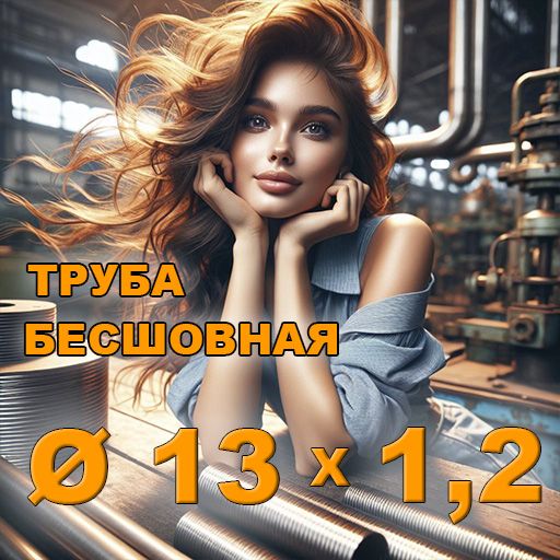 Труба бесшовная диаметр 13х1,2