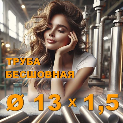 Труба бесшовная диаметр 13х1,5