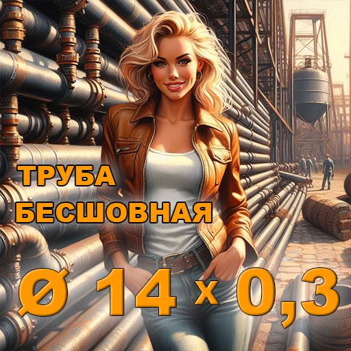 Труба бесшовная диаметр 14х0,3