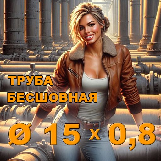 Труба бесшовная диаметр 15х0,8