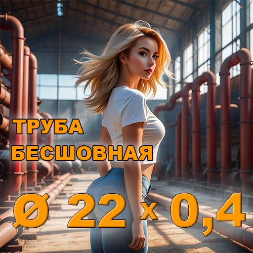 Труба бесшовная диаметр 22х0,4