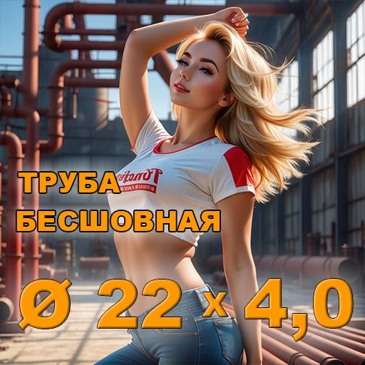 Труба бесшовная диаметр 22х4,0