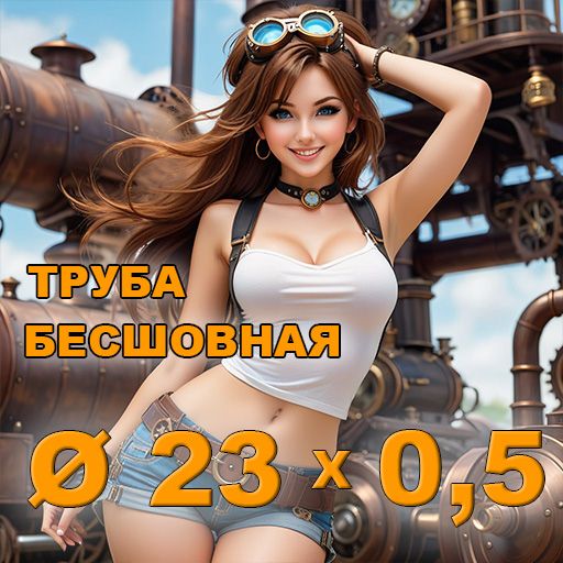 Труба бесшовная диаметр 23х0,5