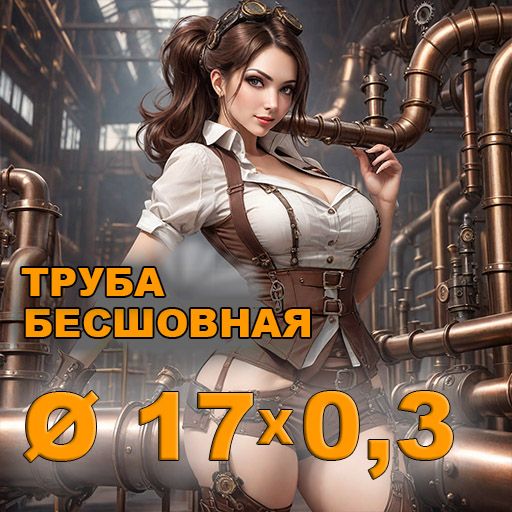 Труба бесшовная диаметр 17х0,3