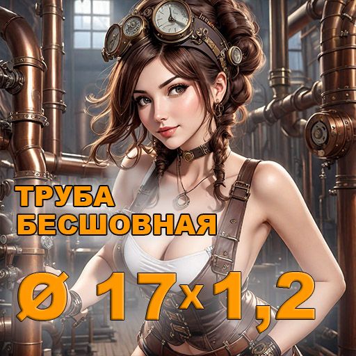 Труба бесшовная диаметр 17х1,2