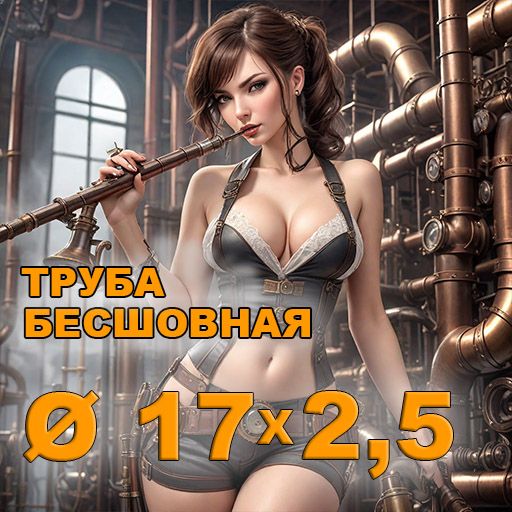 Труба бесшовная диаметр 17х2,5