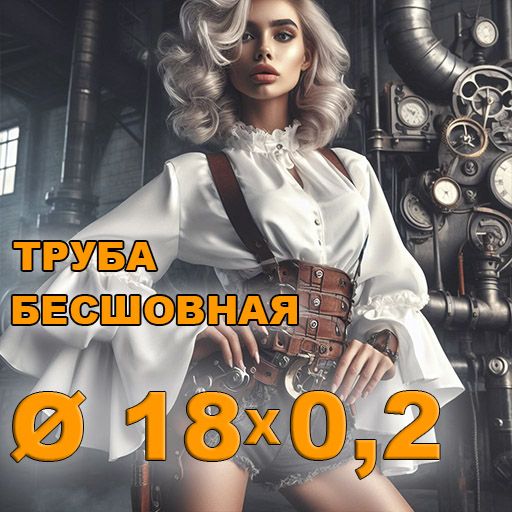 Труба бесшовная диаметр 18х0,2