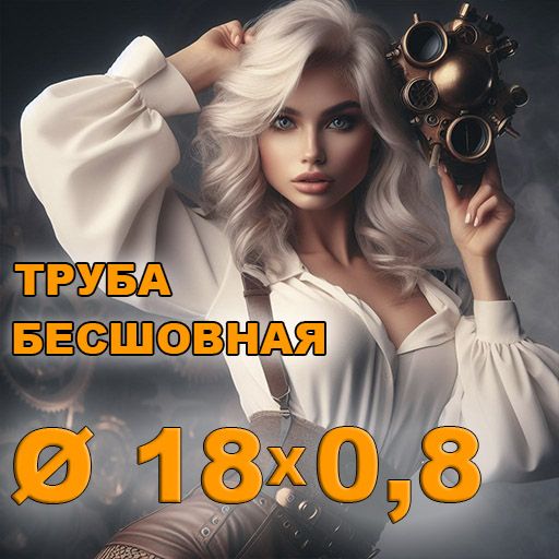 Труба бесшовная диаметр 18х0,8