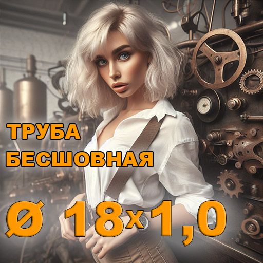 Труба бесшовная диаметр 18х1,0