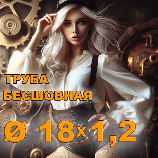 Труба бесшовная диаметр 18х1,2