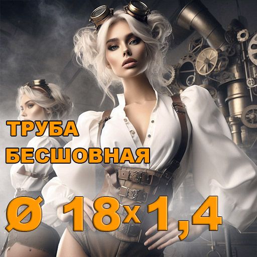 Труба бесшовная диаметр 18х1,4