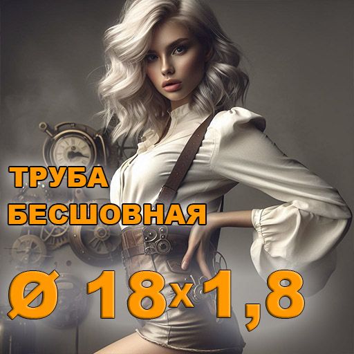 Труба бесшовная диаметр 18х1,8