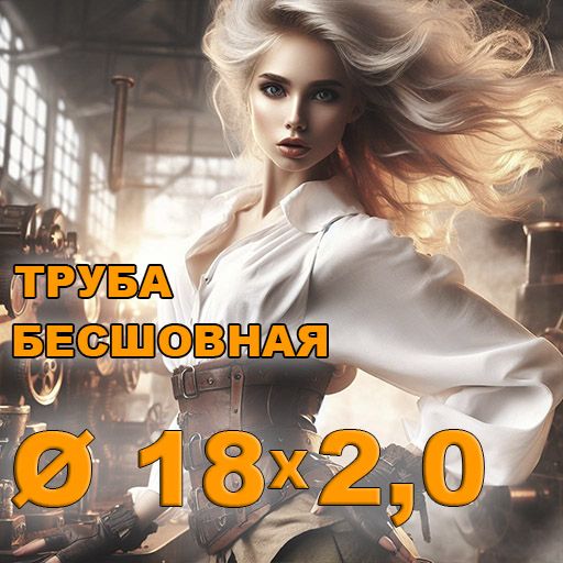 Труба бесшовная диаметр 18х2,0