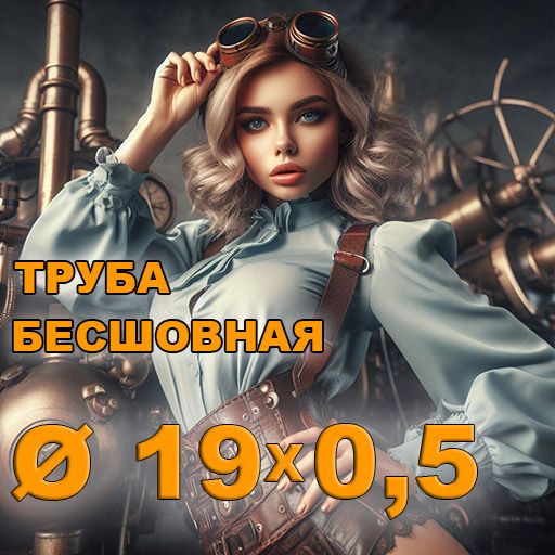 Труба бесшовная диаметр 19х0,5