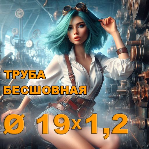 Труба бесшовная диаметр 19х1,2