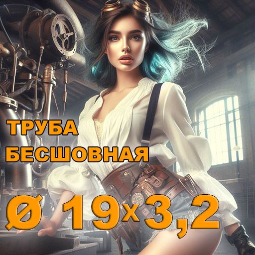 Труба бесшовная диаметр 19х3,2