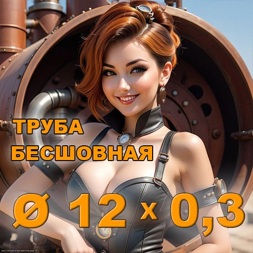 Труба бесшовная диаметр 12х0,3