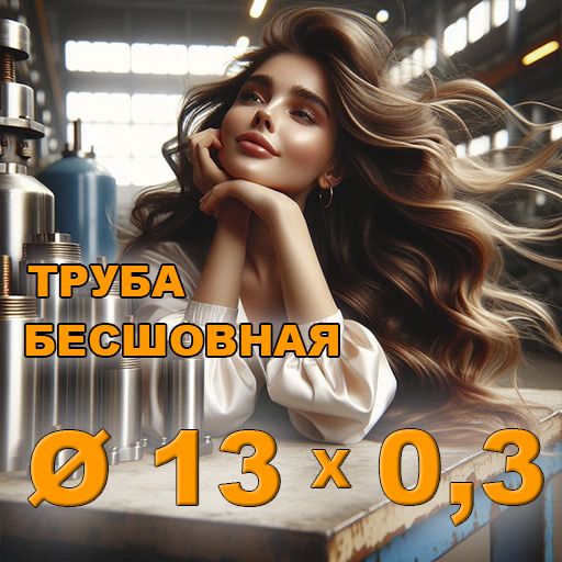 Труба бесшовная диаметр 13х0,3