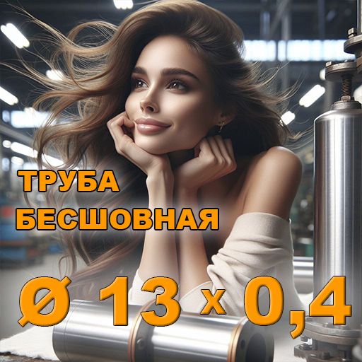 Труба бесшовная диаметр 13х0,4