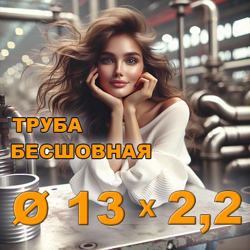 Труба бесшовная диаметр 13х2,2