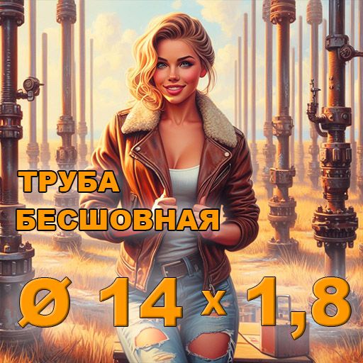 Труба бесшовная диаметр 14х1,8