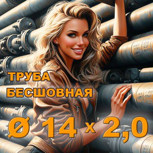 Труба бесшовная диаметр 14х2,0