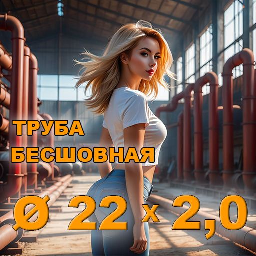 Труба бесшовная диаметр 22х2,0