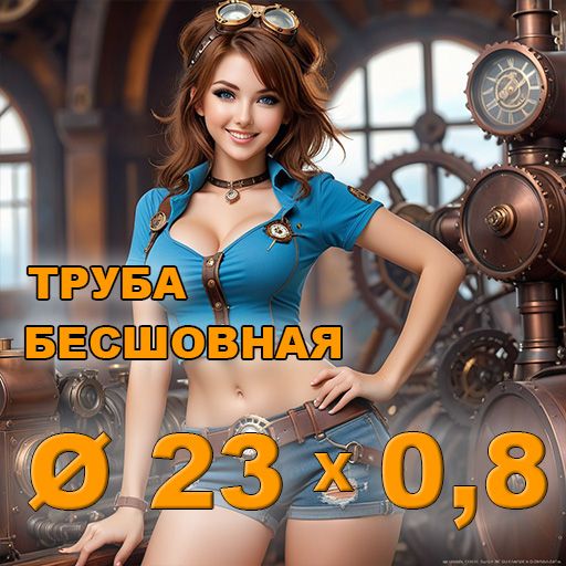 Труба бесшовная диаметр 23х0,8