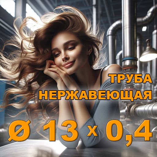 Труба нержавеющая диаметр 13х0,4