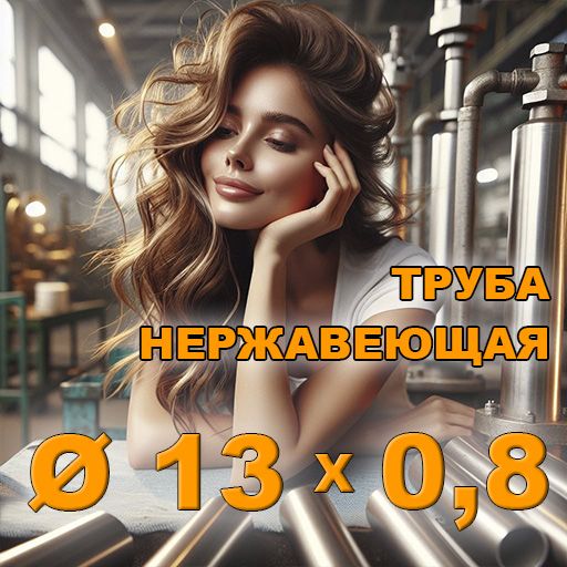 Труба нержавеющая диаметр 13х0,8