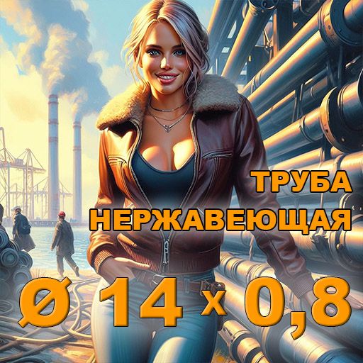 Труба нержавеющая диаметр 14х0,8