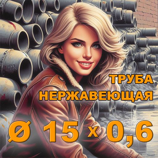 Труба нержавеющая диаметр 15х0,6