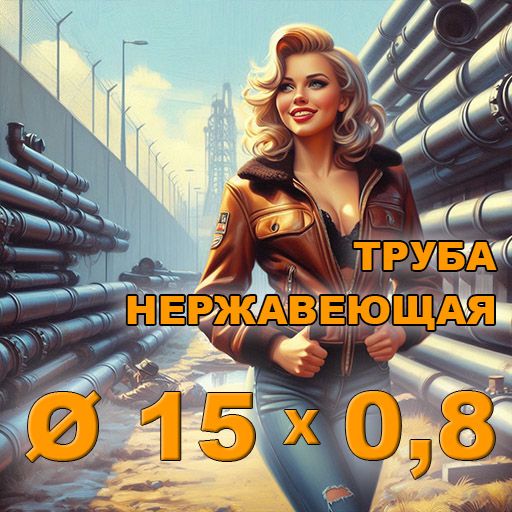 Труба нержавеющая диаметр 15х0,8