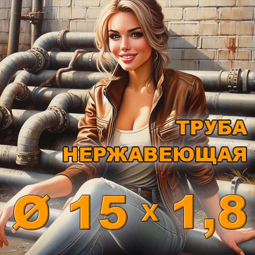 Труба нержавеющая диаметр 15х1,8