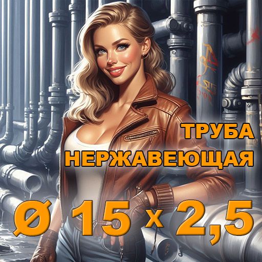 Труба нержавеющая диаметр 15х2,5