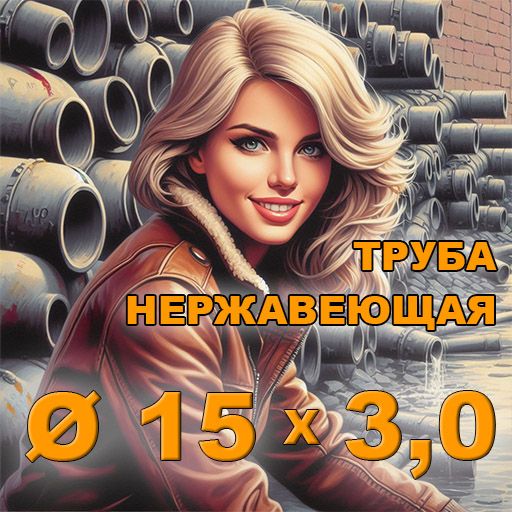 Труба нержавеющая диаметр 15х3,0