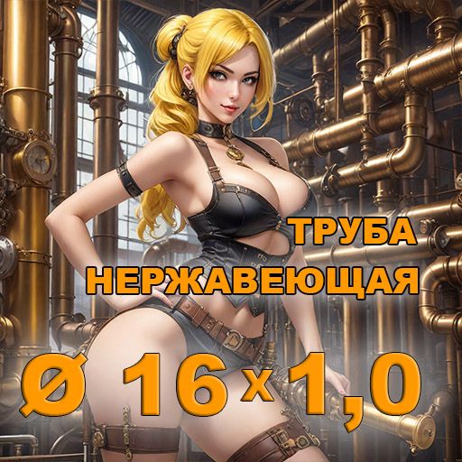 Труба нержавеющая диаметр 16х1,0