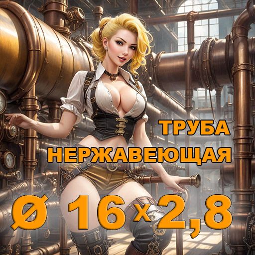 Труба нержавеющая диаметр 16х2,8