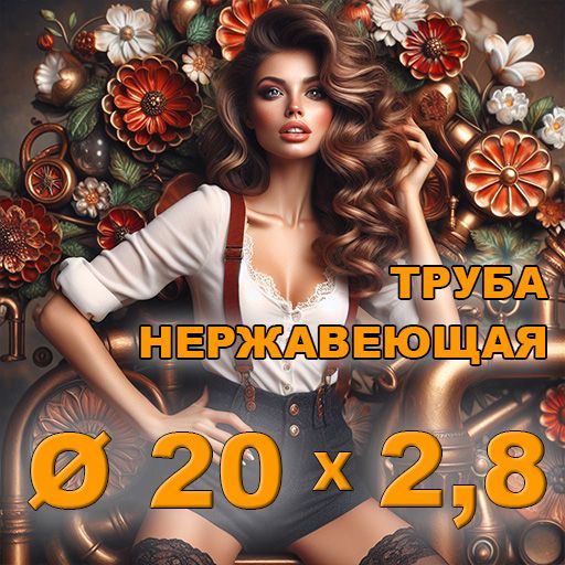 Труба нержавеющая диаметр 20х2,8