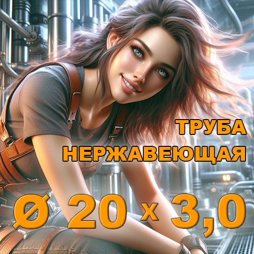 Труба нержавеющая диаметр 20х3,0