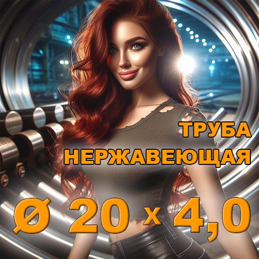 Труба нержавеющая диаметр 20х4,0