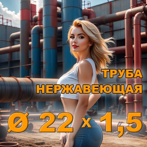 Труба нержавеющая диаметр 22х1,5