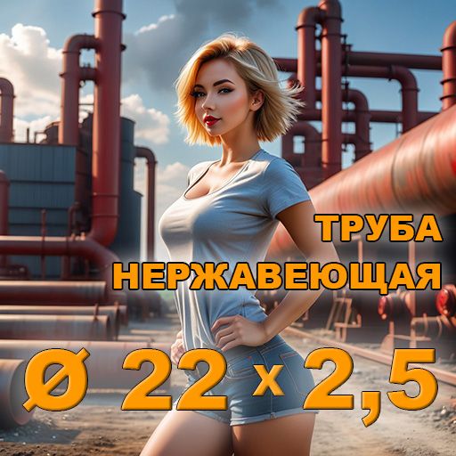 Труба нержавеющая диаметр 22х2,5