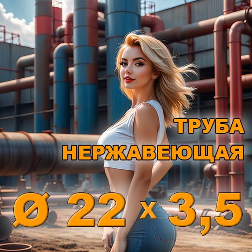 Труба нержавеющая диаметр 22х3,5