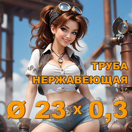 Труба нержавеющая диаметр 23х0,3