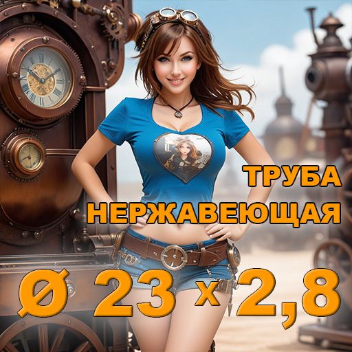 Труба нержавеющая диаметр 23х2,8