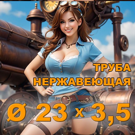 Труба нержавеющая диаметр 23х3,5